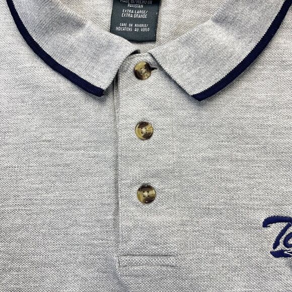 Tennessee Titans Polo Shirt Mens XL XLarge Grey SS Embroidered Logo Vintage Y2K - Picture 4 of 9